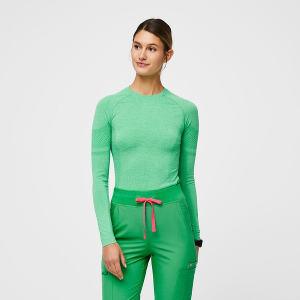 Figs safety green under scrub top small limited edition